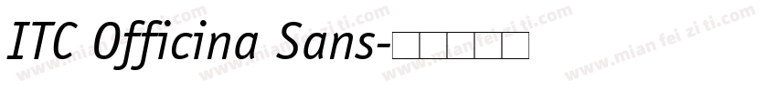 ITC Officina Sans字体转换